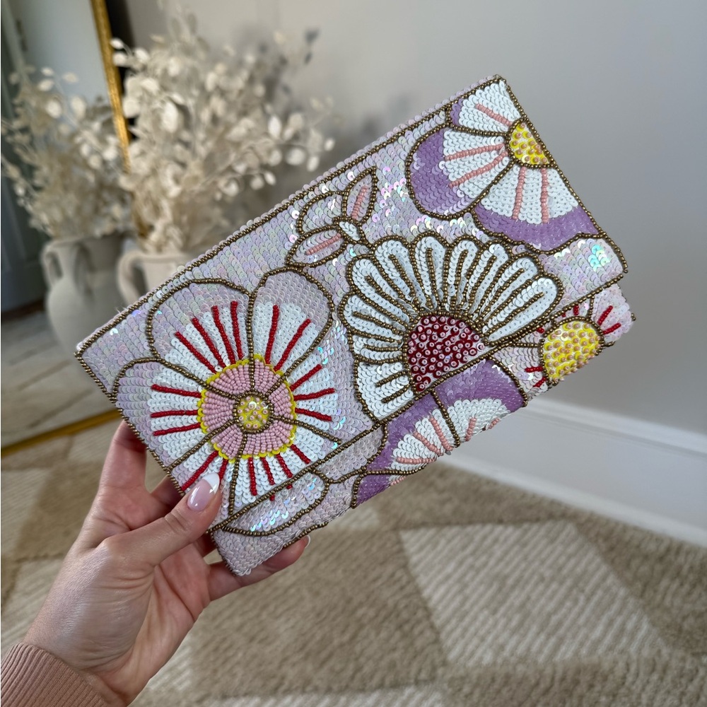 Lulus Sequin Clutch